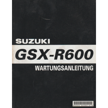 Suzuki GSX- 600 (2003) Wartungsanleitung