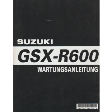Suzuki GSX- 600 (2006) Wartungsanleitung
