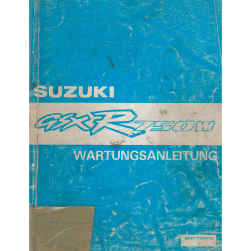 Suzuki GSX-R750 W (1992) Wartungsanleitung