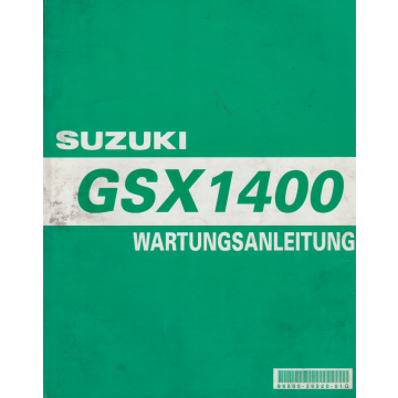 Suzuki GSX 1400 (2001) Wartungsanleitung