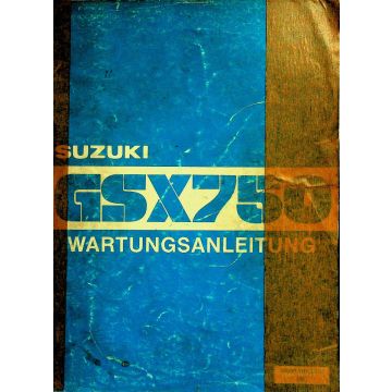 Suzuki GSX 750 (1986) Wartungsanleitung