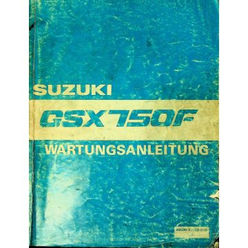 Suzuki GSXR 750 F (1988) Wartungsanleitung