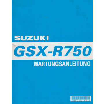 Suzuki GSX-R750 (2008) Wartungsanleitung