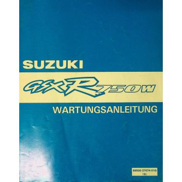 Suzuki GSXR 750 W (1992) Wartungsanleitung