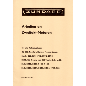 Zündapp 150-200-250 (63>) - Reparaturanleitung Motor und Getriebe