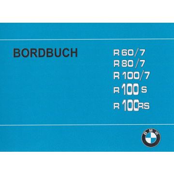 BMW R 60/7, R 80/7, R100/7/S/RS (76-84) - Bordbuch