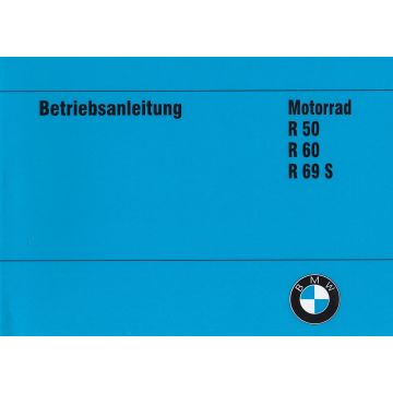 BMW R 50, R 60, R 69 S (55-69) - Betriebsanleitung