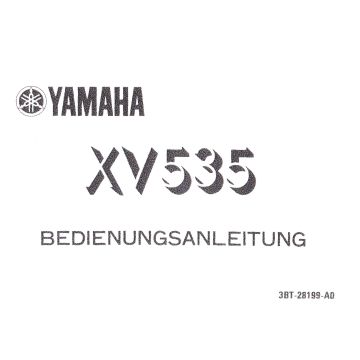 Yamaha XV 535 (90>) - Betriebsanleitung