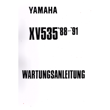Yamaha XV 535 (>88) - Wartungsanleitung