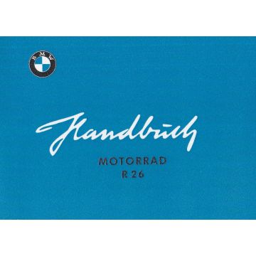 BMW R 26 - Betriebsanleitung