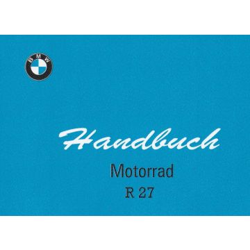 BMW Motorrad R 27 (60-66) - Betriebsanleitung