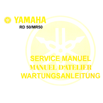 Yamaha RD 50/MR50 (>1980) - Werkstatthandbuch