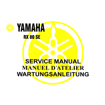 Yamaha RX 80 SE (>1982) - Werkstatthandbuch