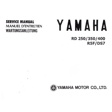 Yamaha RD 250 350 400 R5F DS7 (73>) - Wartungsanleitung Service Manuel