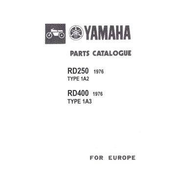Yamaha RD 250/400 (1A2/1A3) (>1976) - Ersatzteilkatalog