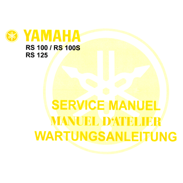 Yamaha RS 100 / RS 100S / RS 125 (1977>) - Wartungsanleitung