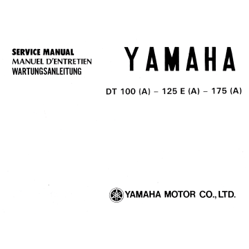 Yamaha DT 100 (A) / 125E (A) / 175 (A) (>1973) - Werkstatthandbuch