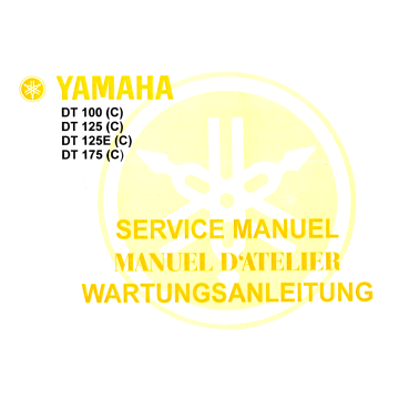 Yamaha DT 100 (C) / 125E (C) / 175 (C) (>1975) - Werkstatthandbuch