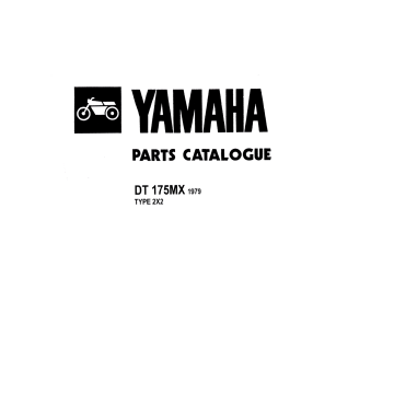 Yamaha DT 175 MX Typ 2X2 (>1979) - Parts Catalogue