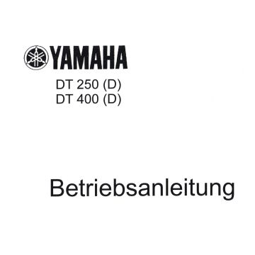Yamaha DT 250 (D) / 400 (D) (77>) - Betriebsanleitung