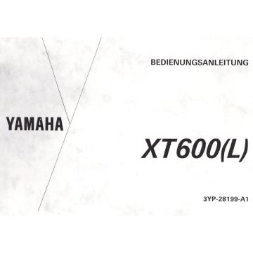 Yamaha XT 600(L) (>1991) - Betriebsanleitung