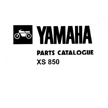Yamaha XS 850 (>1980) - Parts Catalogue