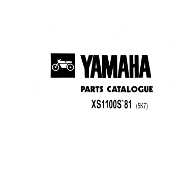 Yamaha XS 1100 S (>1981) - Parts Catalogue