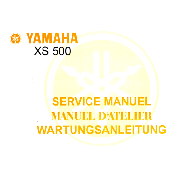 Yamaha XS 500 - Werkstatthandbuch