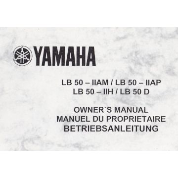 Yamaha LB 50 2 AM/ 2 AP / 2 HI / 50 D (>1976) - Betriebsanleitung