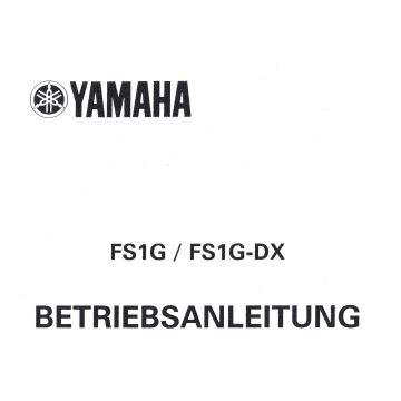 Yamaha FS1G / FS1G DX (>1975) - Betriebsanleitung