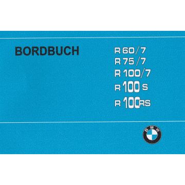 BMW R60/7, R75/7, R100/7/S/RS (76-84) - Bordbuch