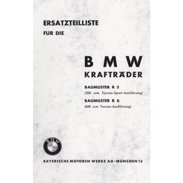 BMW R 5 / R 6 - Ersatzteilkatalog