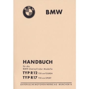 BMW R 12 / R 17 (35>) - Betriebsanleitung