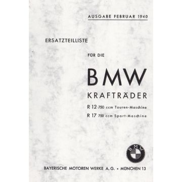 BMW R 12 / R 17 (35>) - Ersatzteilkatalog