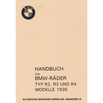 BMW R 2 / R 3 / R 4 (36>) - Betriebsanleitung