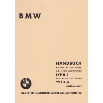 BMW R 2 / R 4 - Betriebsanleitung