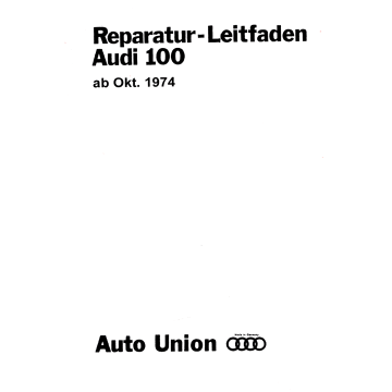 Audi 100 (76-82) C2 - Werkstatthandbuch