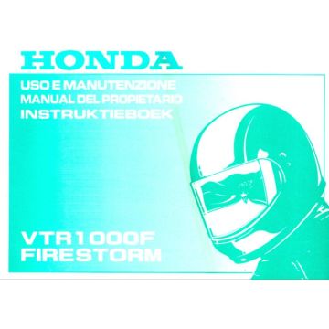 Honda VTR 1000 F Firestorm - Betriebsanleitung 