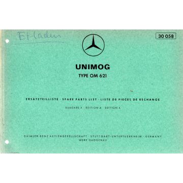 Unimog OM 621 (1966) Ersatzteilliste 