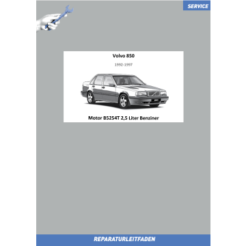 Volvo 850 (92-97) Reparaturleitfaden Motor 2,5 Liter Turbo B5254T