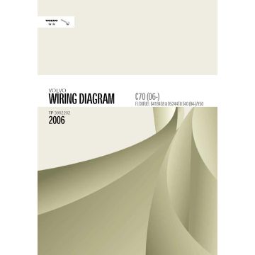 Volvo C70 (2005-2006) Wiring Diagrams and Electric Model Year 2006