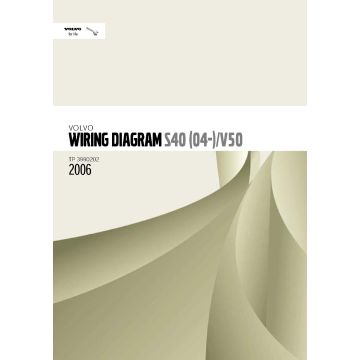 Volvo S40 (2005-2006) Wiring Diagrams and Electric Model Year 2006