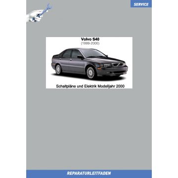 Volvo S40 (1999-2000) Schaltpläne und Elektrik Modelljahr 2000