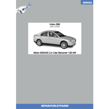 Volvo S60 (01-09) Reparaturleitfaden Motor 2,4 L Benziner 125 kW B5244S