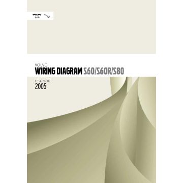 Volvo S60 (2004-2005) Wiring Diagrams and Electric Model Year 2005
