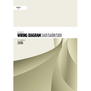 Volvo S60 (2005-2006) Wiring Diagrams and Electric Model Year 2006