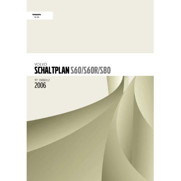 Volvo S60 (2005-2006) Schaltpläne und Elektrik Modelljahr 2006
