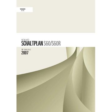 Volvo S60 (2006-2007) Schaltpläne und Elektrik Modelljahr 2007