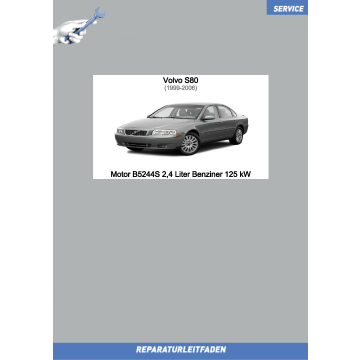 Volvo S80 (99-06) Reparaturleitfaden Motor 2,4 L Benziner 125 kW B5244S