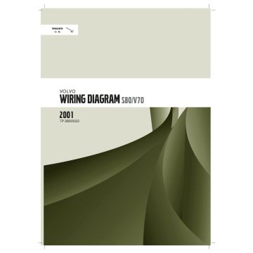 Volvo S80 (2000-2001) Wiring Diagrams and Electric Model Year 2001